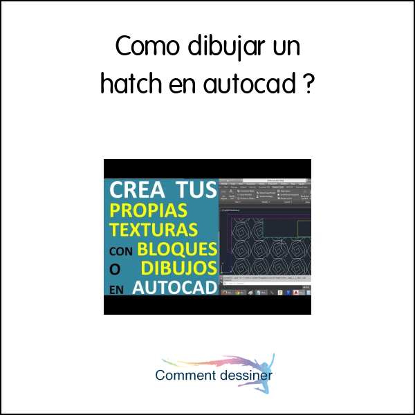 Como dibujar un hatch en autocad